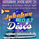 jukebox boat disco river thames 2025 pic of jukebox boat disco river thames 2025